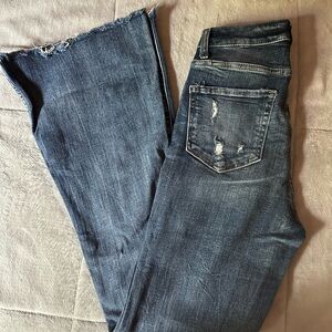 Super high rise flare jeans